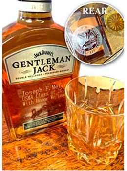 JACK DANIEL'S GENTLEMAN JACK TENNESSEE WHISKEY CUSTOM ENGRAVED - AIR FORCE