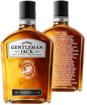 GENTLEMAN JACK RARE TENNESSEE WHISKEY CUSTOM ENGRAVED SPECTRE