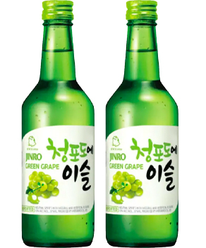 JINRO CHAMISUL GREEN GRAPE SOJU - 3