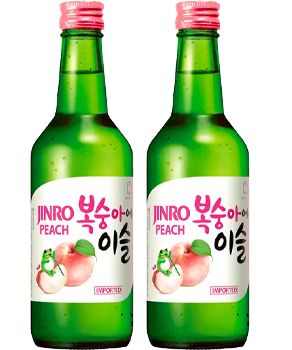 JINRO CHAMISUL PEACH SOJU - 375ML -