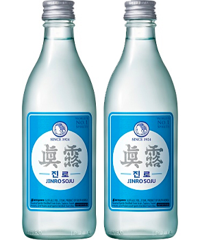 JINRO IS BACK SOJU - 375ML - 2 PACK