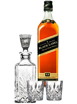 JOHNNIE WALKER BLACK LABEL SCOTCH COLLABORATION GIFT SET