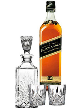 JOHNNIE WALKER SCOTCH BLACK LABEL -