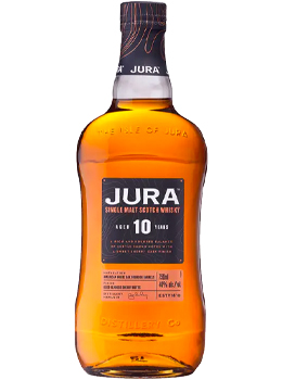 JURA SINGLE MALT SCOTCH 10 YEAR OLD