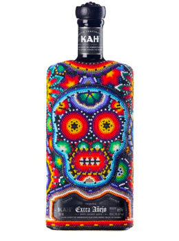 KAH TEQUILA HUICHOL 10 YEAR OLD EXTRA ANEJO - 750ML                                                                             