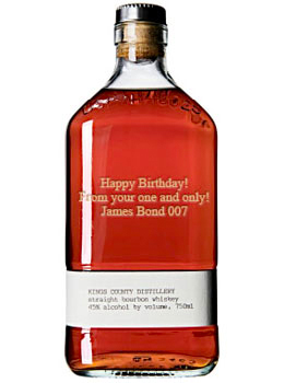 KINGS COUNTY BOURBON PEATED - 750ML CUSTOM ENGRAVED