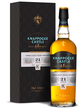 KNAPPOGUE CASTLE IRISH WHISKEY SINGLE MALT 21 YEAR