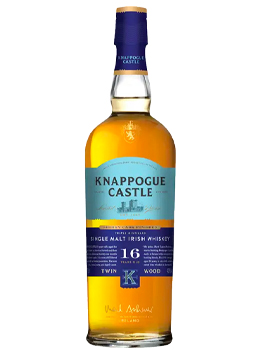 KNAPPOGUE CASTLE IRISH WHISKY SINGLE MALT 16 YEAR TWIN WOOD                                                                     