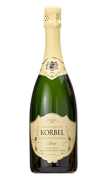 KORBEL BRUT ORGANIC CHAMPAGNE - 750