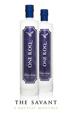 MONTHLY SUBSCRIPTION - ONE ROQ VODKA - LOGANBERRY - 1 LITER - 2 BOTTLE