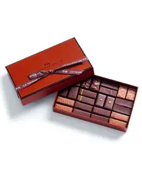 LA MAISON DU CHOCOLAT COFFRET DARK AND MILK CHOCOLATE - 24 PIECES