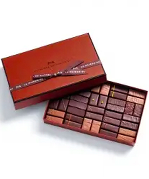 LA MAISON DU CHOCOLAT COFFRET DARK AND MILK CHOCOLATE - 40 PIECES