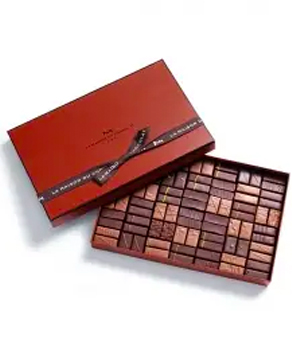 LA MAISON DU CHOCOLAT COFFRET MAISON DARK AND MILK CHOCOLATE 84 PIECES