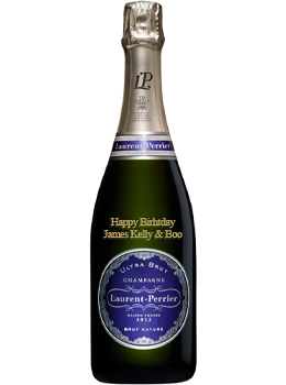 LAURENT PERRIER CHAMPAGNE ULTRA BRUT - 750ML CUSTOM ENGRAVED