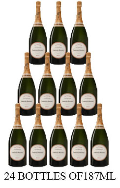 LAURENT PERRIER CHAMPAGNE BRUT LA CUVEE - 187ML 24 BOTTLES