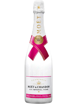 MOET and CHANDON CHAMPAGNE ICE ROSE