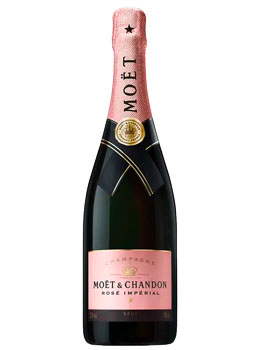 MOET and CHANDON ROSE IMPERIAL CHAMPAGNE - 750ML                                                                                