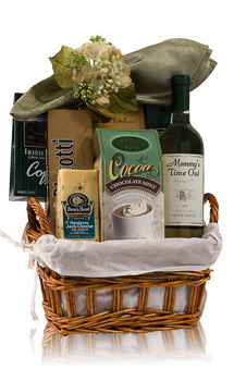 MOMMY'S TIME OUT WINE GIFT BASKET  