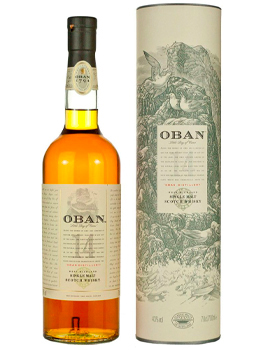 OBAN 14 YEAR OLD SINGLE MALT - 750ML                                                                                            