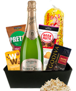 PERRIER JOUET GRAND BRUT CHAMPGNE GIFT BASKET