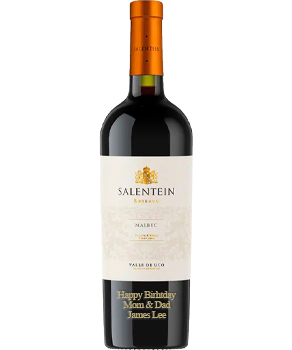 SALENTEIN MALBEC - 750ML CUSTOM ENG