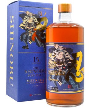 SHINOBU PURE MALT 15 YEAR OLD MIZUNURA OAK - 750ML