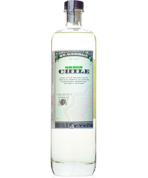 ST. GEORGE GREEN CHILE VODKA - 750M