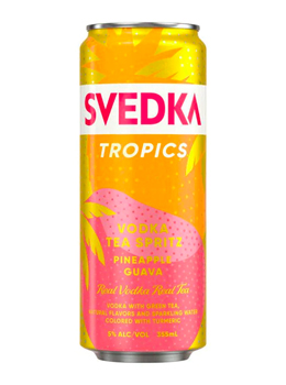 SVEDKA VODKA PINEAPPLE GUAVA RTD - 355ML 4 CANS