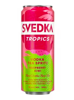 SVEDKA VODKA RASPBERRY KIWI RTD - 3