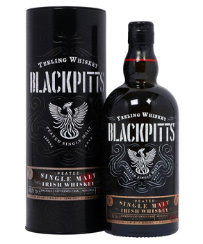 TEELING BLACK PITTS IRISH WHISKEY -