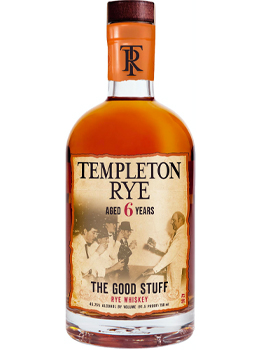 TEMPLETON THE GOOD STUFF 6 YEAR OLD RYE WHISKEY - 750ML