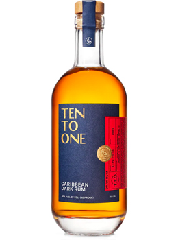 TEN TO ONE CARIBBEAN DARK RUM - 750