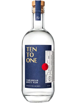 TEN TO ONE CARIBBEAN WHITE RUM - 750ML