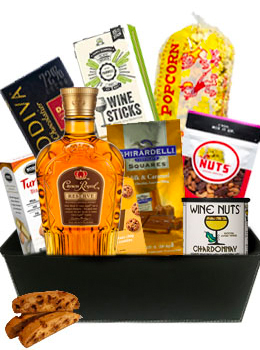 THE CROWN ROYAL RESERVE GIFT BASKET