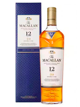 THE MACALLAN 12 YEAR OLD SINGLE MALT - 750ML DOUBLE CASK - CUSTOM ENGRAVED