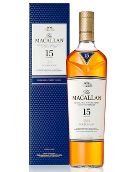 THE MACALLAN 15 YEAR OLD SINGLE MALT -750ML DOUBLE CASK - CUSTOM ENGRAVED