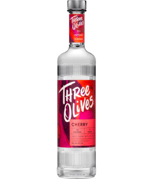 THREE OLIVES VODKA - 750ML CHERRY  