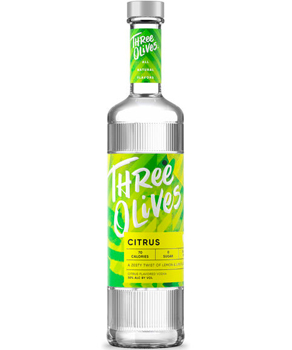 THREE OLIVES VODKA - 750ML CITRUS  