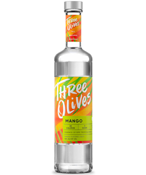 THREE OLIVES VODKA - 750ML MANGO   