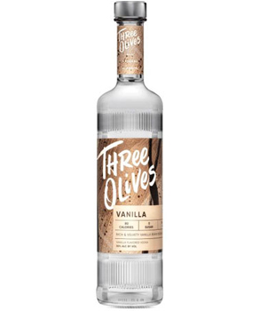 THREE OLIVES VODKA - 750ML VANILLA 