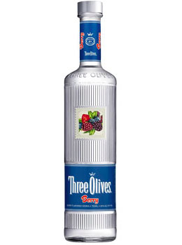THREE OLIVES VODKA BERRY - 750ML   