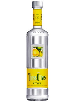 THREE OLIVES VODKA CITRUS - 750ML                                                                                               