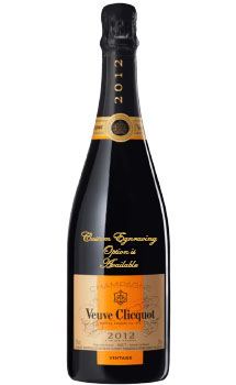 VEUVE CLICQUOT CHAMPAGNE BRUT VINTAGE 2012 - 750ML CUSTOM ENGRAVED                                                              