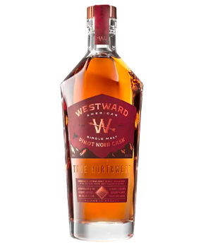 WESTWARD AMERICAN SINGLE MALT PINOT NOIR CASK - 750ML