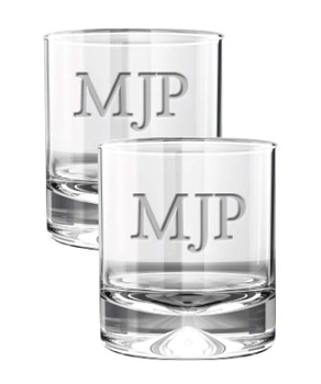 WHISKY ROCKS GLASSES - CUSTOM ENGRA