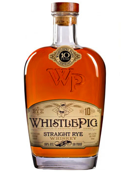 WHISTLEPIG STRAIGHT RYE WHISKEY 10 YEAR - 750ML                                                                                 