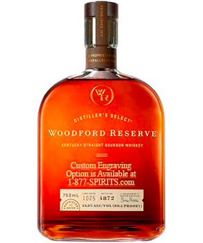 WOODFORD RESERVE BOURBON - 750ML CUSTOM ENGRAVED                                                                                