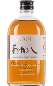 ELGASHIMA SHUZO UME AKASHI WHITE OAK JAPANESE WHISKY	 CUSTOM ENGRAVED