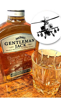 JACK DANIEL'S GENTLEMAN JACK TENNESSEE WHISKEY CUSTOM ENGRAVED - APACHE                                                         