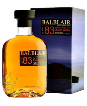 BALBLAIR SCOTCH SINGLE MALT 1983 - 